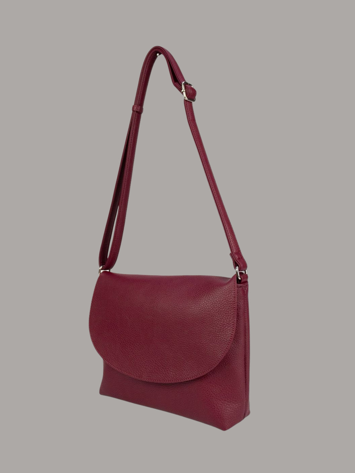 crossbody vegan berry