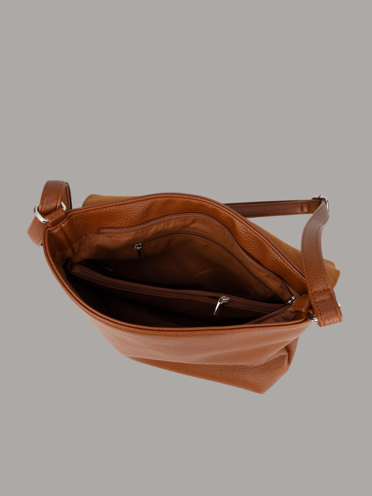 crossbody vegan cognac