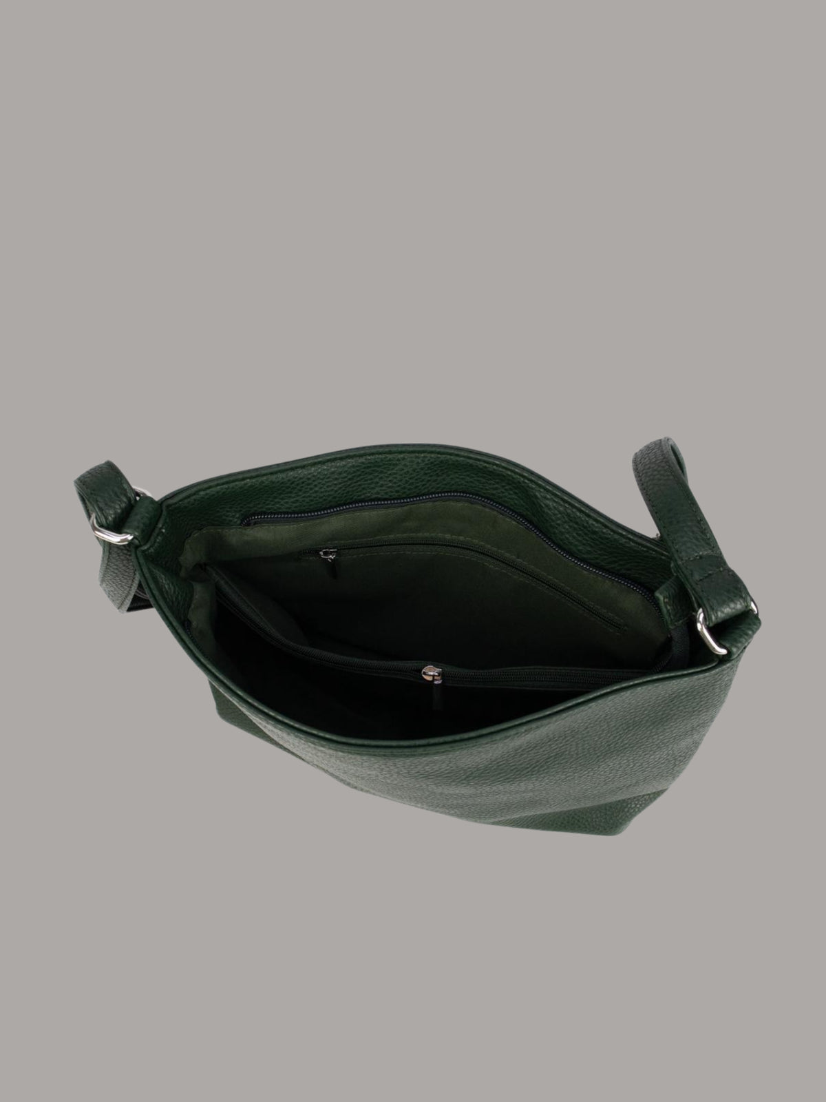 crossbody vegan forest green