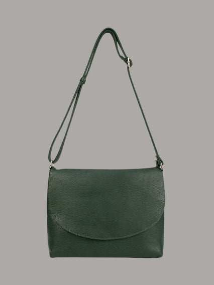 crossbody vegan forest green