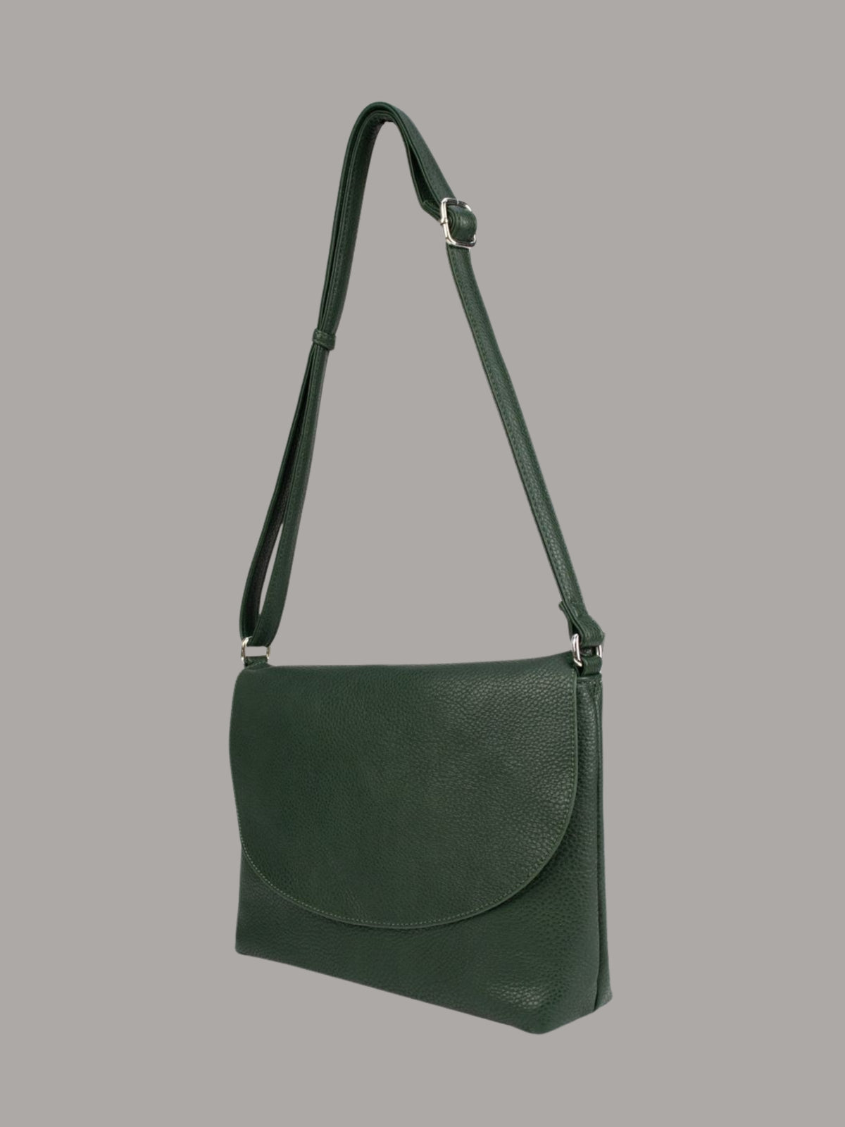 crossbody vegan forest green