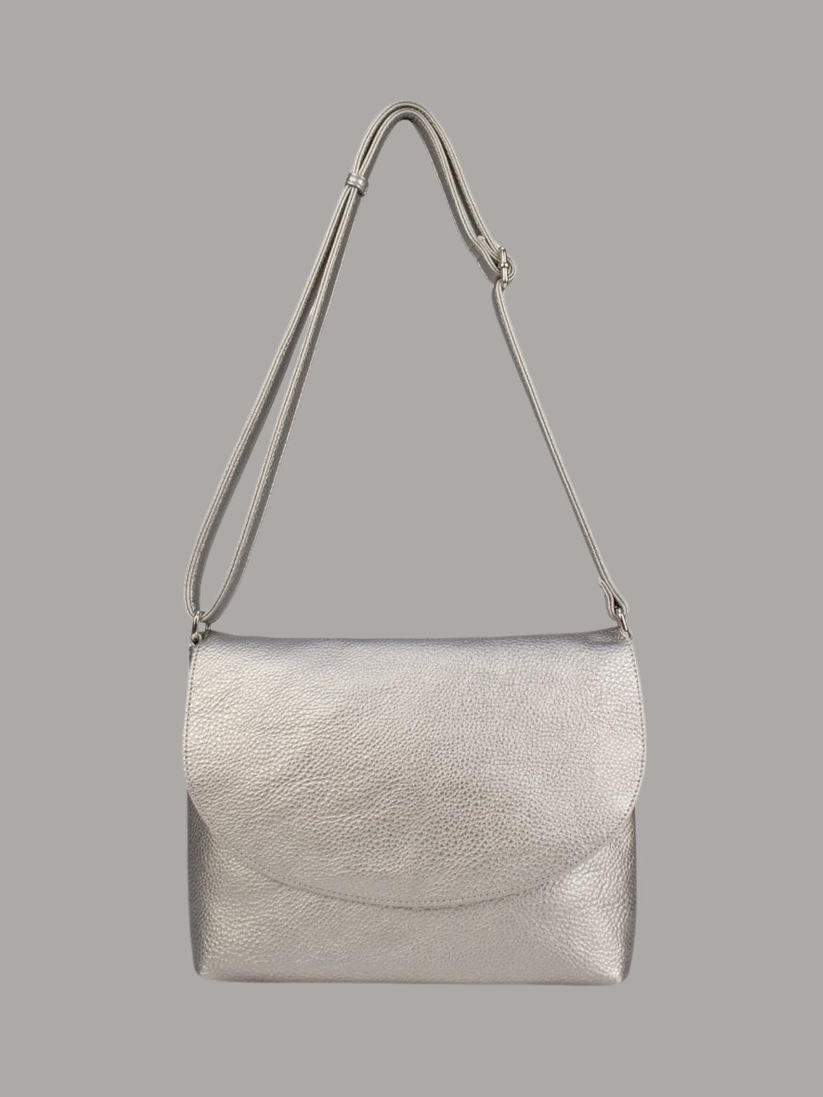 crossbody vegan silber