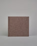 Dunkelbraunes quadratisches Fotoalbum mit Leineneinband und weißen Seiten #2