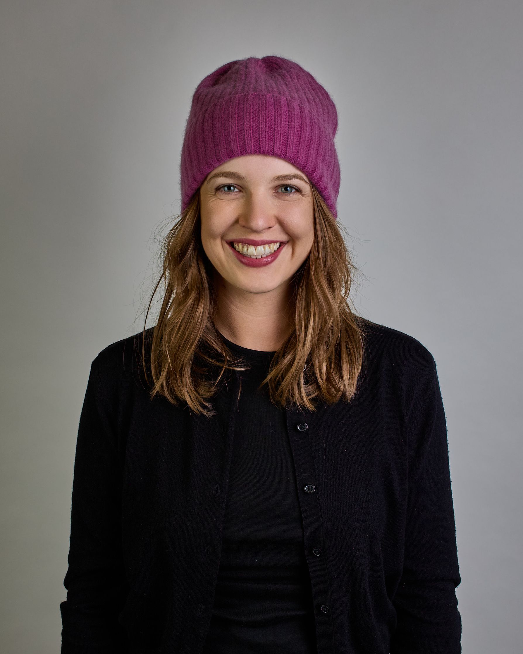 Altlila Kaschmir Ripp-Haube mit Umschlag #3