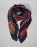 Blumenmuster Vintage marine