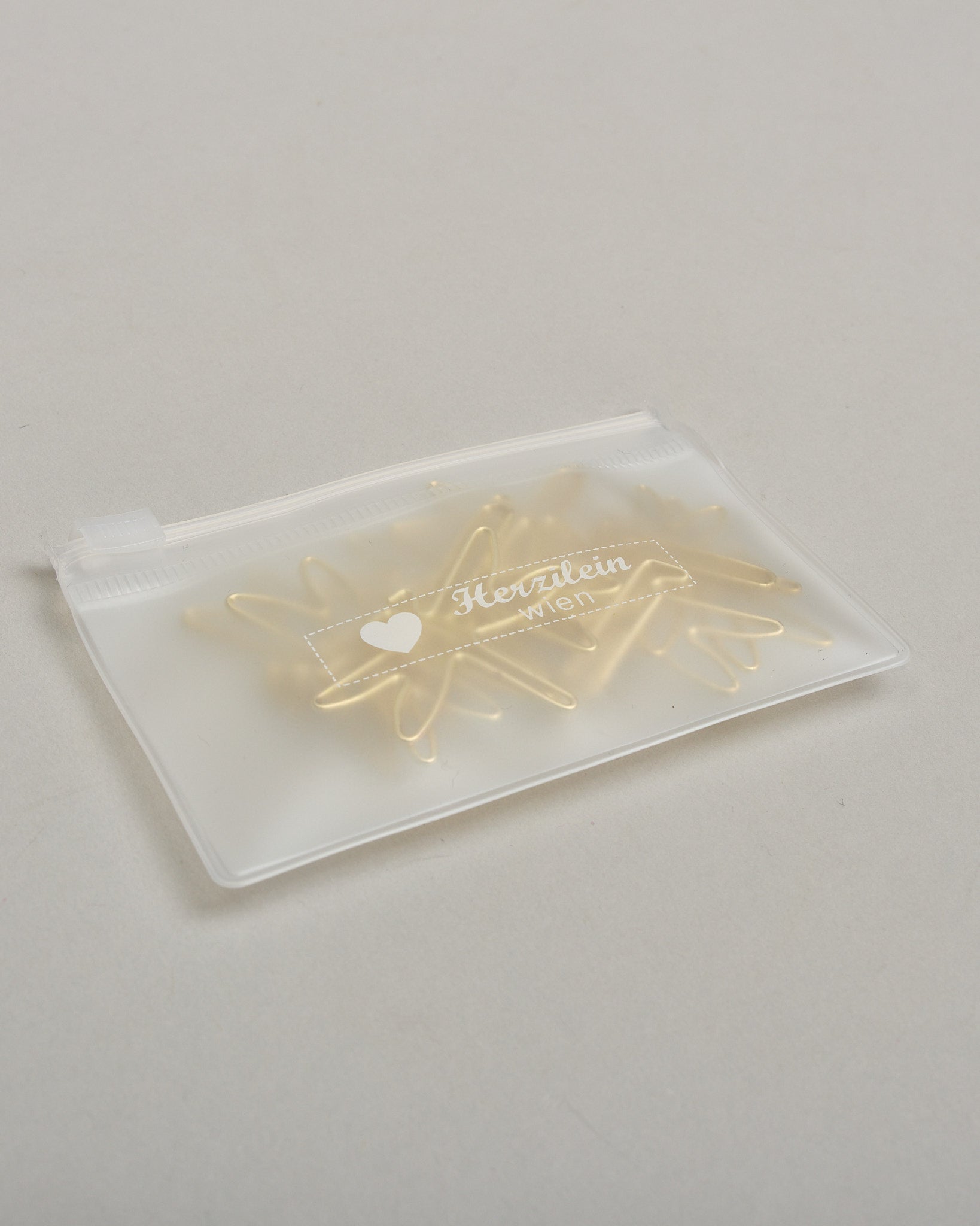 Büroklammern in Form von Libellen aus goldenem Draht. Sie kommen in einer kleinen Silikonverpackung. #4