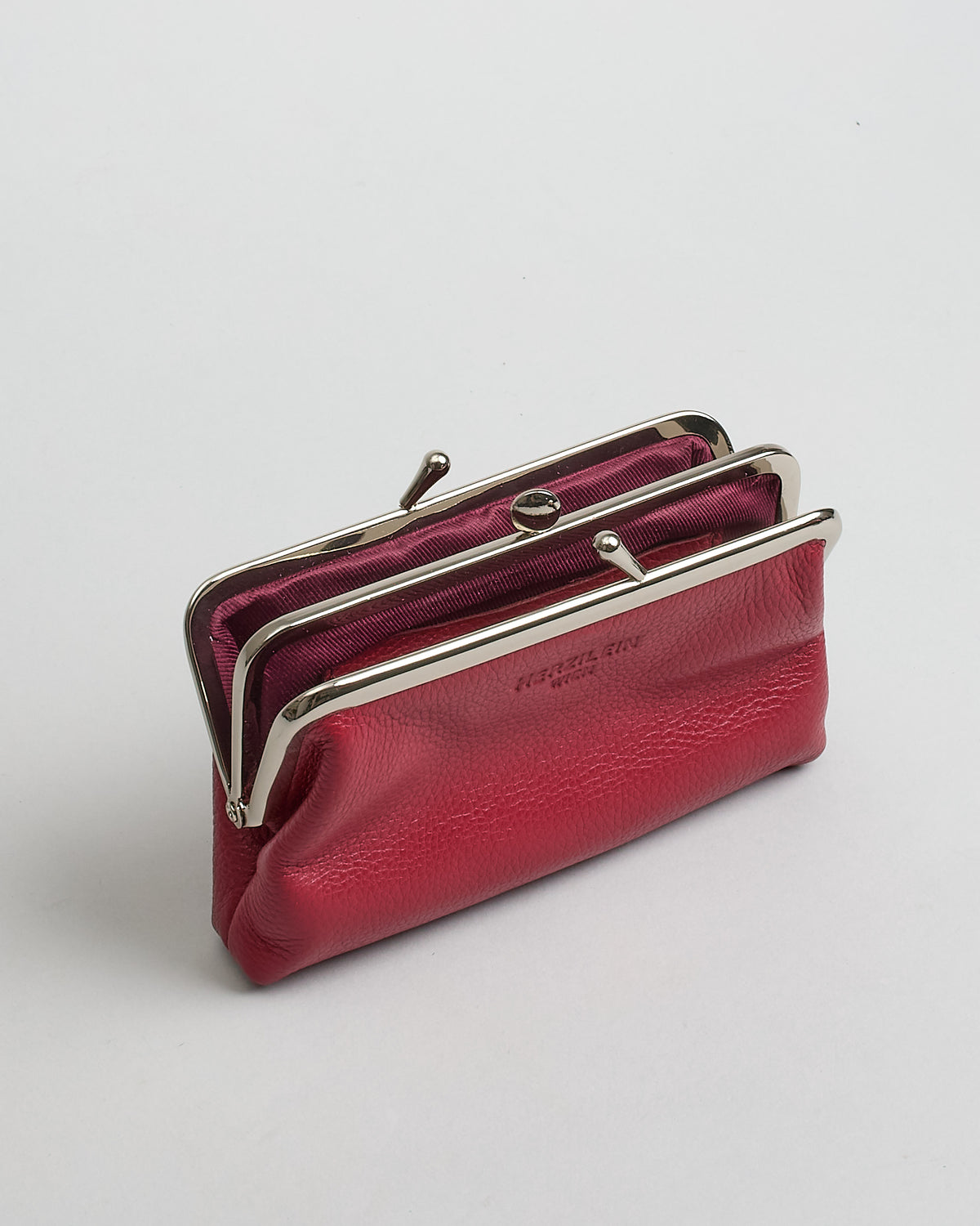 Retro Clip Purse bordeaux