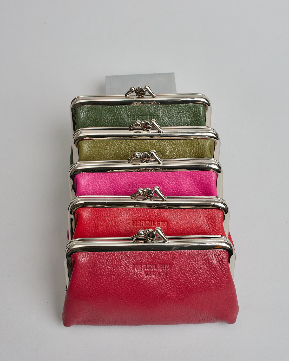 Retro Clip Purse forest green