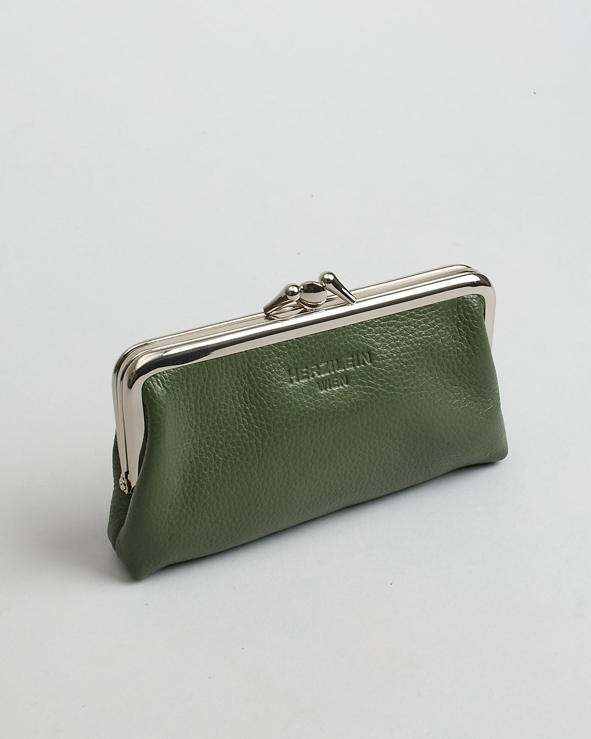 Retro Clip Purse forest green